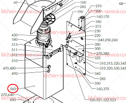 Машина для овощерезки RG-300i HALLDE (47125)