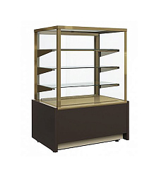 Витрина кондитерская KC70 VH 1,3-1 LIGHT Chocolate 0102-0109 (ВХСв-1,3д Сarboma Cube для шоколада) ПОЛЮС