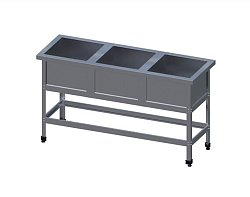 Ванна моечная ВСМ-3/430-Н-ЮТ ТЕХНОЛОГИИ ЮГА