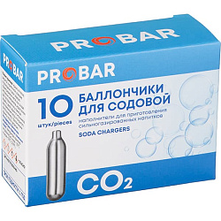 Баллончики для сифона для содовой 8 г CO2 10 шт PROBAR