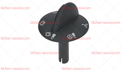 Рукоятка регулировочная черная для печи (40E3687)