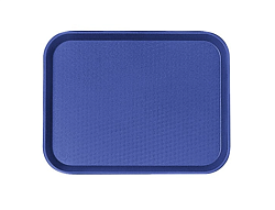 Поднос синий 41х30 см прямоугольный CAMBRO (1216FF-186)