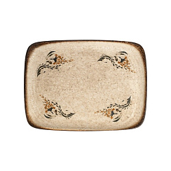 Блюдо прямоугольное 37см (33x23) Voyage Terra ID Fine