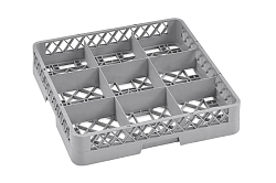 Кассета для мойки посуды 9 ячеек 50х50х10 см P.L. PROFF CUISINE (ART 3109-E9)