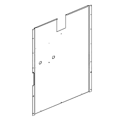 Панель задняя верхняя для UNOX (0F1370A2)