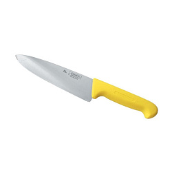 Нож поварской 25 см PRO-Line желтая ручка P.L. PROFF CUISINE (KB-3801-250-YL201-RE-PL)