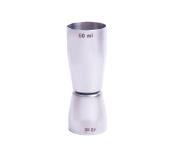 Джиггер 40/60 мл 39/37х105 мм нержавеющая сталь MGSTEEL