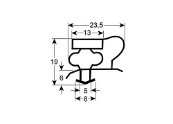 Уплотнитель изоляционный для AMITEK (R00057)