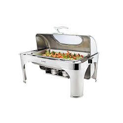 Мармит 8.5 л 1/1x65 с откидной Roll-top крышкой и окном нержавеющая сталь SUNNEX (W51130)