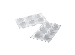 Форма для выпечки 110 мл 6 ячеек 75x37 мм Парфюм силикон SILIKOMART