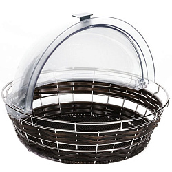 Корзина для хлеба плетеная без крышки 40 см APS