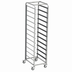 Тележка-шпилька 12 уровней 440х350х1800 мм для подносов MGSTEEL