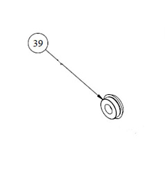 Подшипник нейлоновый для LM-130A KT (LM130A039)