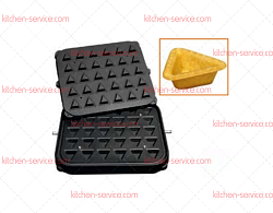 Форма для треугольных тарталеток DH Tartmatic Plate 24 KOCATEQ