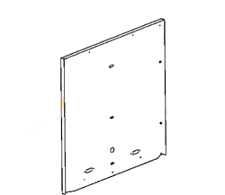 Панель задняя для XL405-XL415 UNOX (0F1335B0)