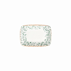 Блюдо прямоугольное 18см (17 x12) Venecia Green ID Fine