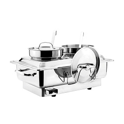 Мармит суповой 4 л 2 емкости DUO 220 В 840 Вт 62x36x31/5 см 83 Series SUNNEX (X83828-1)