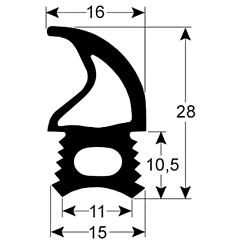 Уплотнение дверей для ALTO SHAAM (GS-26637)