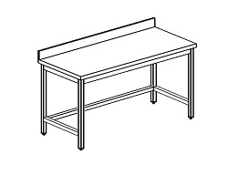 Стол производственный с бортом CHEF LINE LWT715FU APACH
