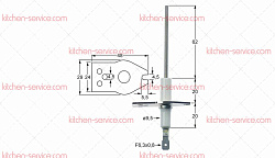 Электрод зажигания для KUPPERSBUSCH (162806)
