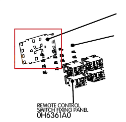 Панель фиксации контактора для UNOX (0H6361A0)
