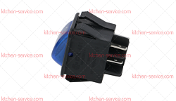 Переключатель синий двухполюсный для печи (3319542)