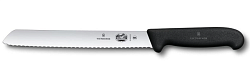 Нож для хлеба 21 см ручка черная Fibrox VICTORINOX