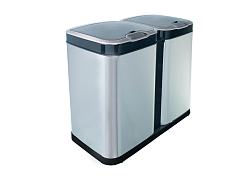 Ведро сенсорное для раздельного сбора мусора JAH-8521 26 л (2 отсека, 13+13) FOODATLAS