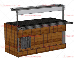 Прилавок с охлаждаемой поверхностью RC61A Capital Челябторгтехника