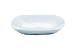 Тарелка квадратная 220х220 мм глубокая 850 мл без полей WILMAX