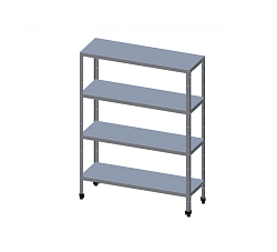 Стеллаж кухонный СТК - 1000/500-ЮТ ТЕХНОЛОГИИ ЮГА