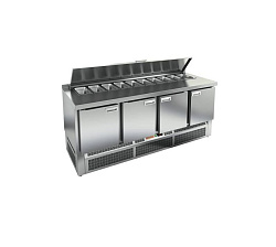 Стол холодильный для салатов с крышкой SLE1-1111GN HICOLD