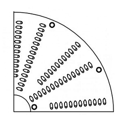 Лезвие-пластина тёрка особо мелкая для HALLDE (87109)