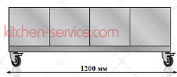 Опора для установки колес BSUPPFW12 ELECTROLUX (206368)