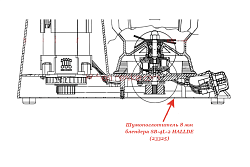 Шумопоглотитель 8 мм для блендера SB-4L-2 HALLDE (23325)