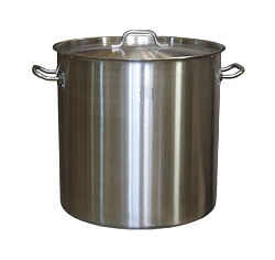 Котел 50 л с крышкой, нержавеющая сталь, тройное дно (индукция) MGSTEEL