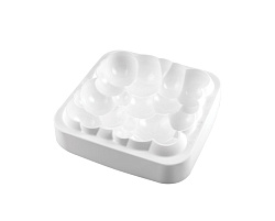 Форма для выпечки 1600 мл 200x200x50 мм Облако силикон SILIKOMART