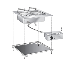 Макароноварка встраиваемая 600 серии CHEF LINE SLDI6PCE6 APACH
