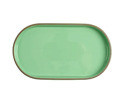 Блюдо для подачи с бортом 30,4х17,4см фарфор «Блисс» KUNSTWERK