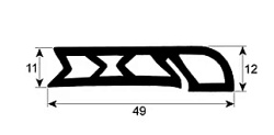 Уплотнитель двери для CONVOTHERM (7011000)