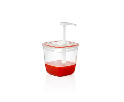 Диспенсер для соуса 3,6 л. с дозатором 25 мл. прозрачный GASTROPLAST
