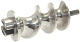 Шнек с винтом крепления для мясорубки TC12 ENTERPRISE (нержавейка) EVEREST (1DIS0155+DIS0349)