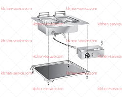 Макароноварка встраиваемая 600 серии CHEF LINE SLDI6PCE6 APACH