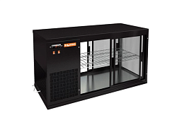 Витрина холодильная VRL T 900 L Black HICOLD
