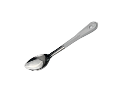 Ложка гарнирная 28,5 см, нержавеющая сталь, белая ручка MGSTEEL