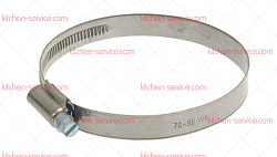 Хомут шланговый 70-90 для печи (3449476)