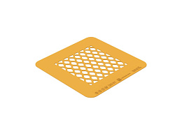 Трафарет для декора блюд 100х100 мм 1 мм Аламбра силикон SILIKOMART