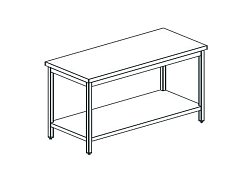 Стол производственный CHEF LINE LWT715SH APACH