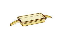 Гастроемкость GN1/3х65 H-PAN с 2-мя ручками поликарбонат янтарный CAMBRO (32HP2HU-150)