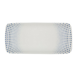 Блюдо прямоугольное 35см Harmony Blue ID Fine